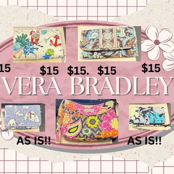 Today - Choice of 1 (one) Vera Bradley - $15 - Picture 1 of 6